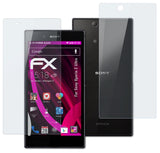 Glasfolie atFoliX kompatibel mit Sony Xperia Z Ultra, 9H Hybrid-Glass FX (1er Set)