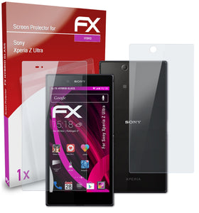 atFoliX FX-Hybrid-Glass Panzerglasfolie für Sony Xperia Z Ultra