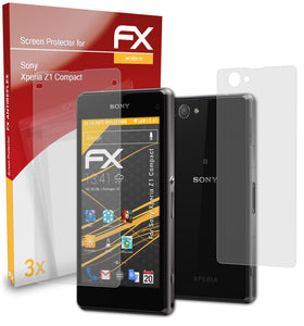 atFoliX FX-Antireflex Displayschutzfolie für Sony Xperia Z1 Compact