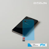 Schutzfolie atFoliX kompatibel mit Sony Xperia Z1 Compact, ultraklare FX (3er Set)