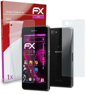 atFoliX FX-Hybrid-Glass Panzerglasfolie für Sony Xperia Z1 Compact