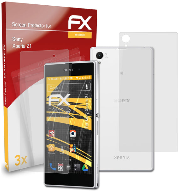 atFoliX FX-Antireflex Displayschutzfolie für Sony Xperia Z1