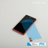 Schutzfolie atFoliX kompatibel mit Sony Xperia Z3 Compact, ultraklare FX (3er Set)
