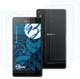 Schutzfolie Bruni kompatibel mit Sony Xperia Z3, glasklare (2er Set)