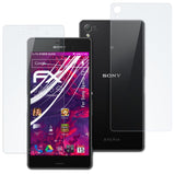 Glasfolie atFoliX kompatibel mit Sony Xperia Z3, 9H Hybrid-Glass FX (1er Set)