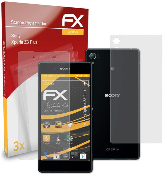 atFoliX FX-Antireflex Displayschutzfolie für Sony Xperia Z3 Plus