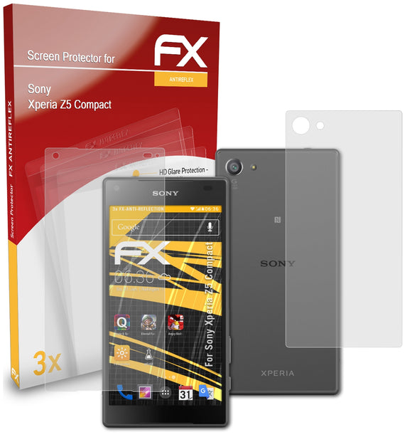 atFoliX FX-Antireflex Displayschutzfolie für Sony Xperia Z5 Compact