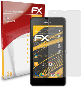 atFoliX FX-Antireflex Displayschutzfolie für Sony Xperia ZR