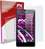 atFoliX FX-Hybrid-Glass Panzerglasfolie für Sony Xperia ZR