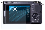 Schutzfolie atFoliX kompatibel mit Sony ZV-E10, ultraklare FX (3X)