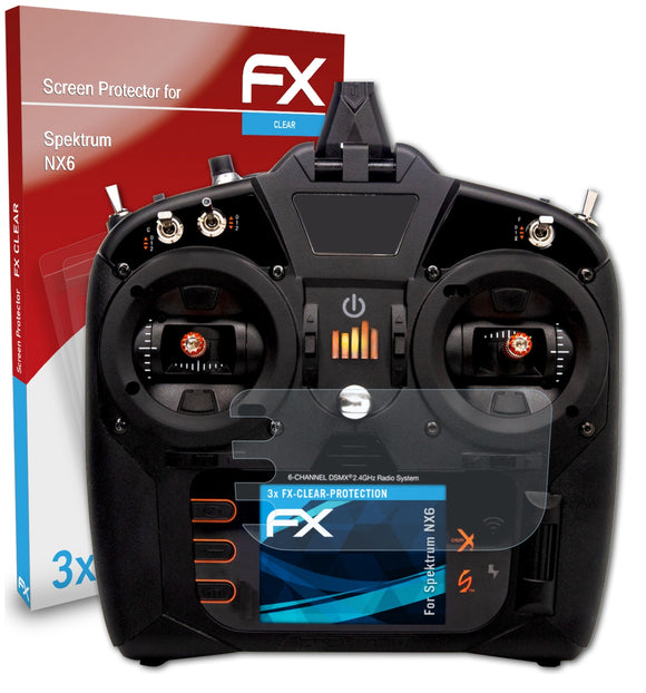 atFoliX FX-Clear Schutzfolie für Spektrum NX6