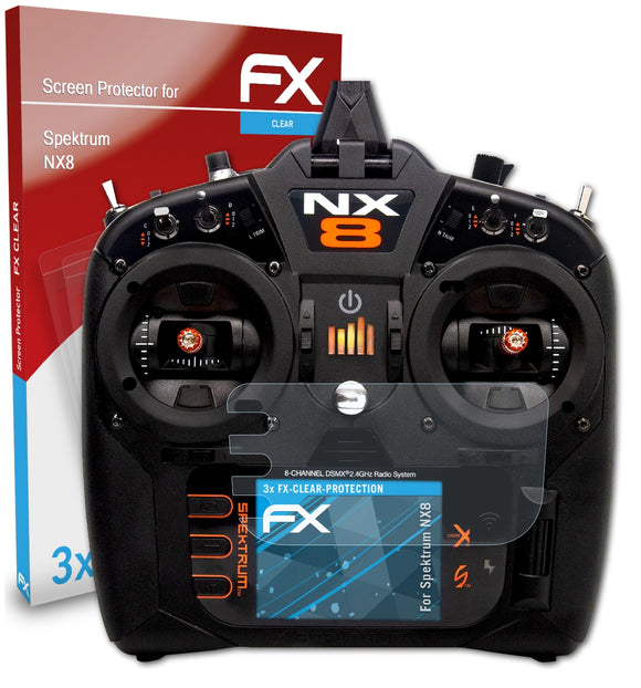 atFoliX FX-Clear Schutzfolie für Spektrum NX8