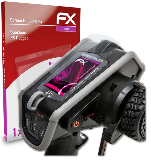 atFoliX FX-Hybrid-Glass Panzerglasfolie für Spektrum X5 Rugged