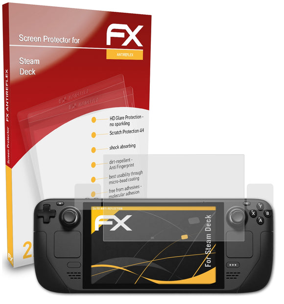 atFoliX FX-Antireflex Displayschutzfolie für Steam Deck
