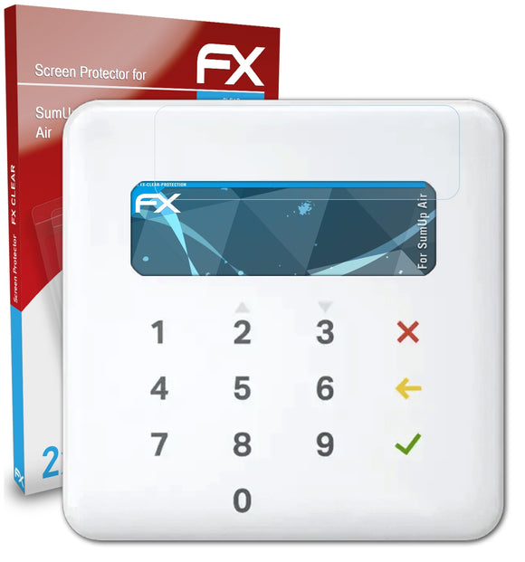 atFoliX FX-Clear Schutzfolie für SumUp Air
