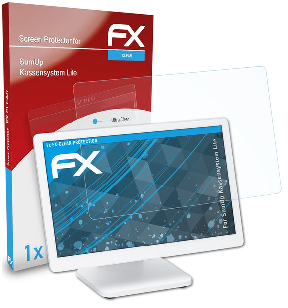 atFoliX FX-Clear Schutzfolie für SumUp Kassensystem Lite