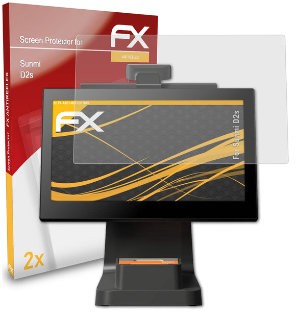 atFoliX FX-Antireflex Displayschutzfolie für Sunmi D2s