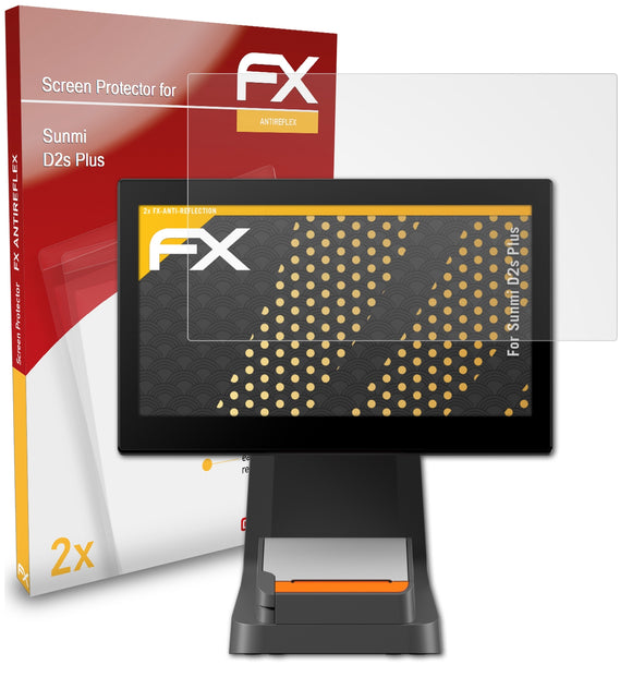 atFoliX FX-Antireflex Displayschutzfolie für Sunmi D2s Plus