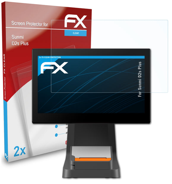 atFoliX FX-Clear Schutzfolie für Sunmi D2s Plus
