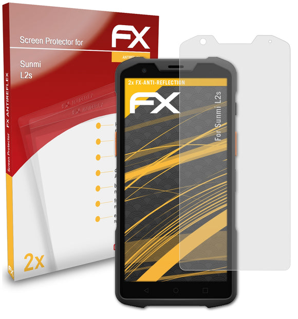 atFoliX FX-Antireflex Displayschutzfolie für Sunmi L2s