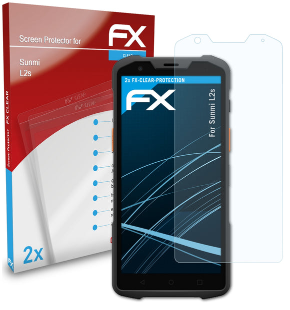 atFoliX FX-Clear Schutzfolie für Sunmi L2s