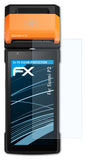 Schutzfolie atFoliX kompatibel mit Sunmi P2, ultraklare FX (2X)