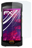 Glasfolie atFoliX kompatibel mit Sunmi P2 Lite, 9H Hybrid-Glass FX