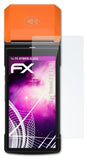 Glasfolie atFoliX kompatibel mit Sunmi P2 PRO, 9H Hybrid-Glass FX