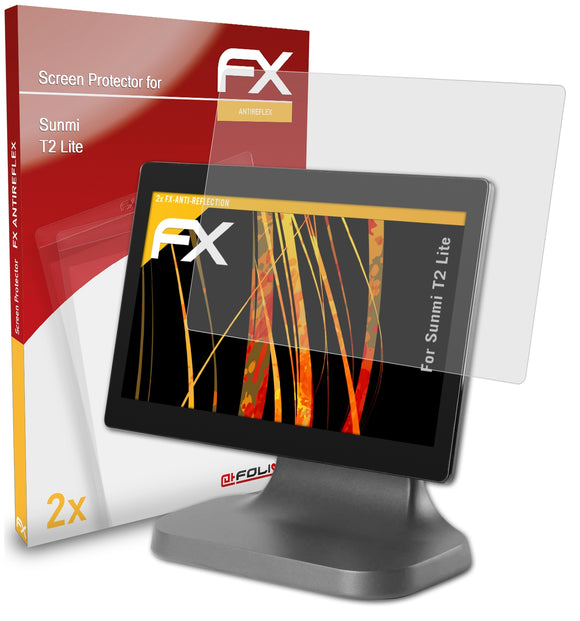 atFoliX FX-Antireflex Displayschutzfolie für Sunmi T2 Lite