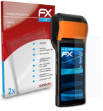 atFoliX FX-Clear Schutzfolie für Sunmi V2
