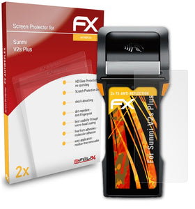 atFoliX FX-Antireflex Displayschutzfolie für Sunmi V2s Plus