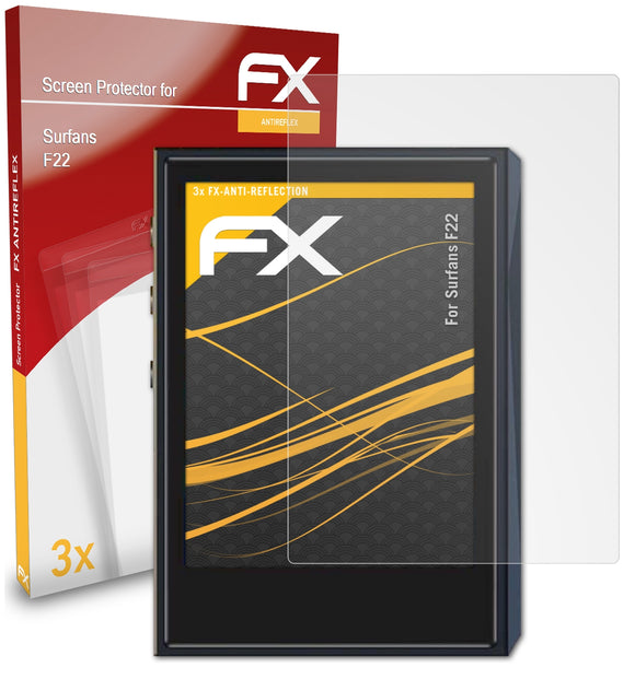 atFoliX FX-Antireflex Displayschutzfolie für Surfans F22
