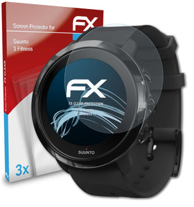 atFoliX FX-Clear Schutzfolie für Suunto 3 Fitness