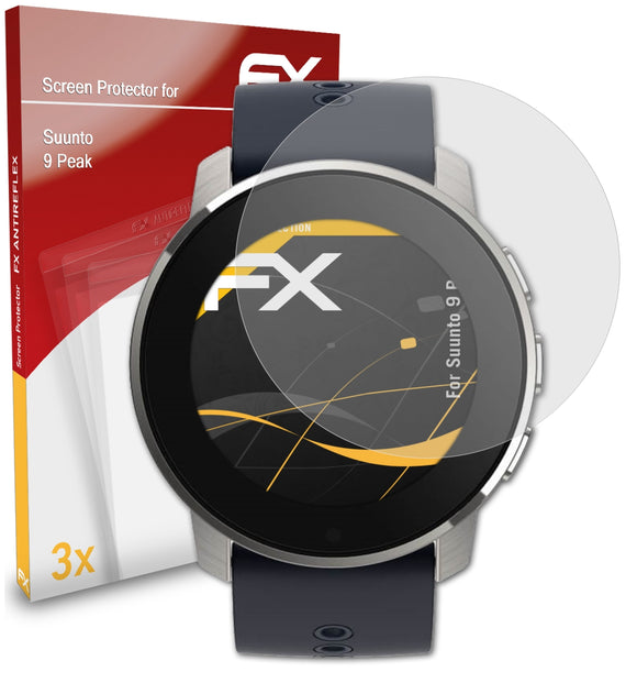 atFoliX FX-Antireflex Displayschutzfolie für Suunto 9 Peak