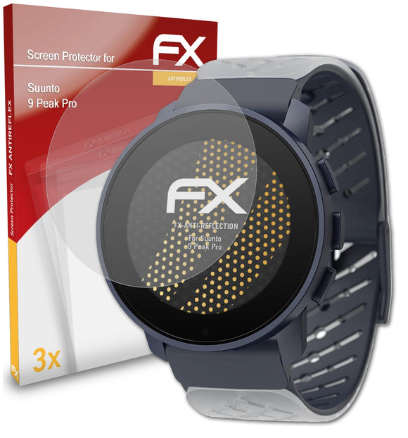 atFoliX FX-Antireflex Displayschutzfolie für Suunto 9 Peak Pro