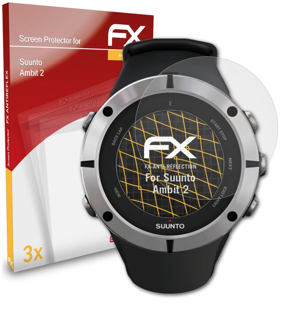 atFoliX FX-Antireflex Displayschutzfolie für Suunto Ambit 2