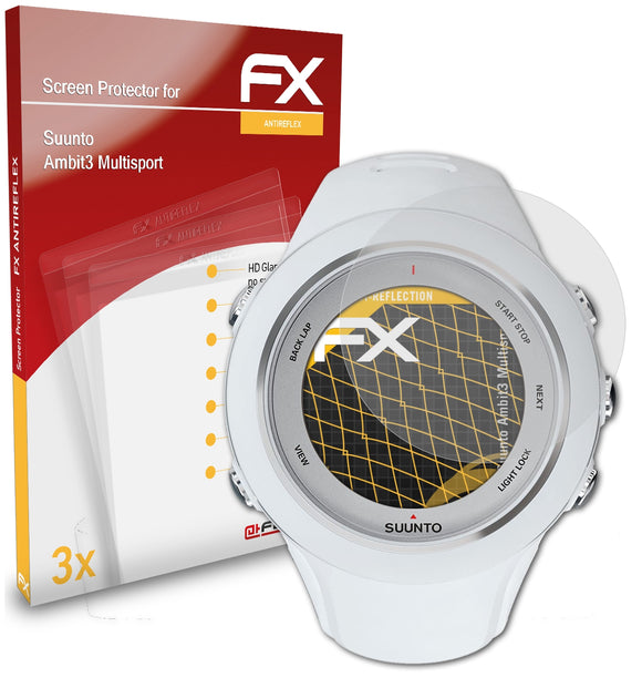atFoliX FX-Antireflex Displayschutzfolie für Suunto Ambit3 Multisport
