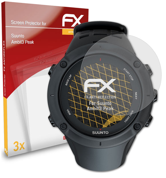 atFoliX FX-Antireflex Displayschutzfolie für Suunto Ambit3 Peak