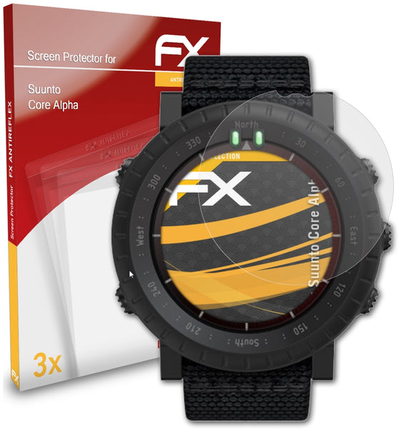 atFoliX FX-Antireflex Displayschutzfolie für Suunto Core Alpha
