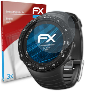 atFoliX FX-Clear Schutzfolie für Suunto Core