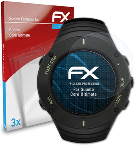 atFoliX FX-Clear Schutzfolie für Suunto Core Ultimate