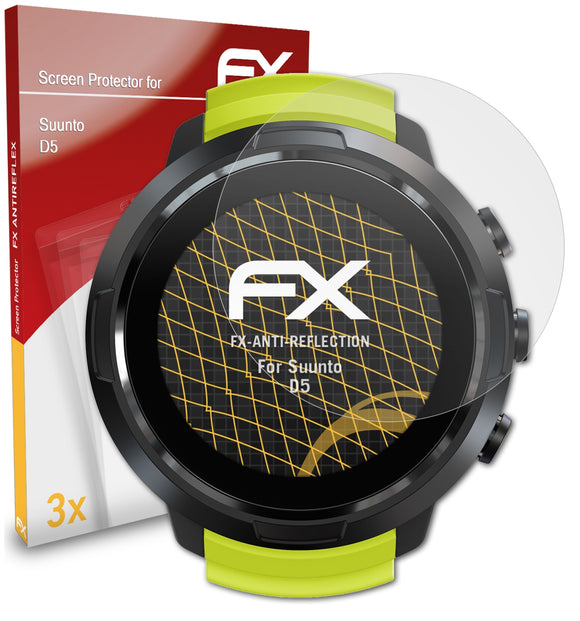 atFoliX FX-Antireflex Displayschutzfolie für Suunto D5