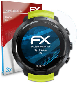atFoliX FX-Clear Schutzfolie für Suunto D5