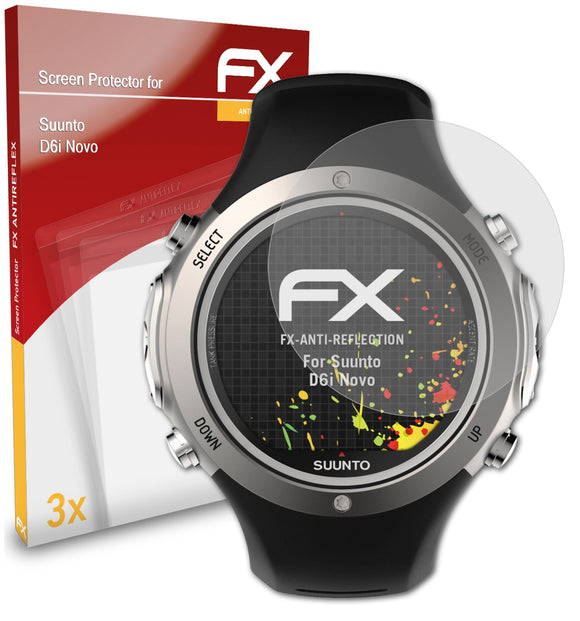 atFoliX FX-Antireflex Displayschutzfolie für Suunto D6i Novo