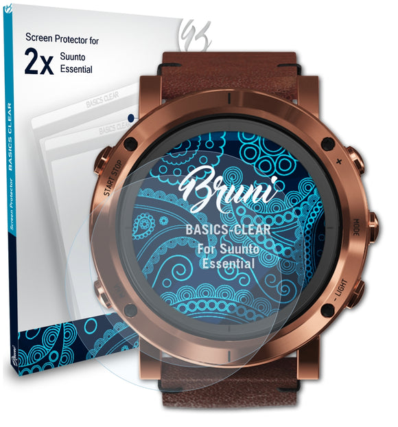 Bruni Basics-Clear Displayschutzfolie für Suunto Essential