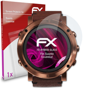 atFoliX FX-Hybrid-Glass Panzerglasfolie für Suunto Essential