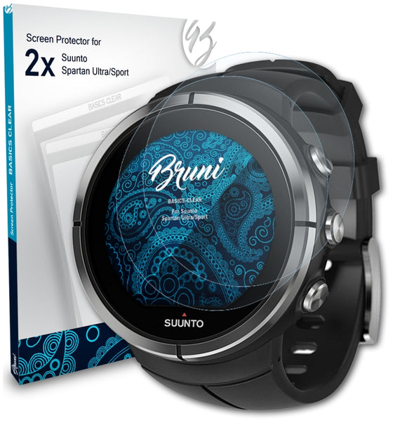 Bruni Basics-Clear Displayschutzfolie für Suunto Spartan Ultra/Sport