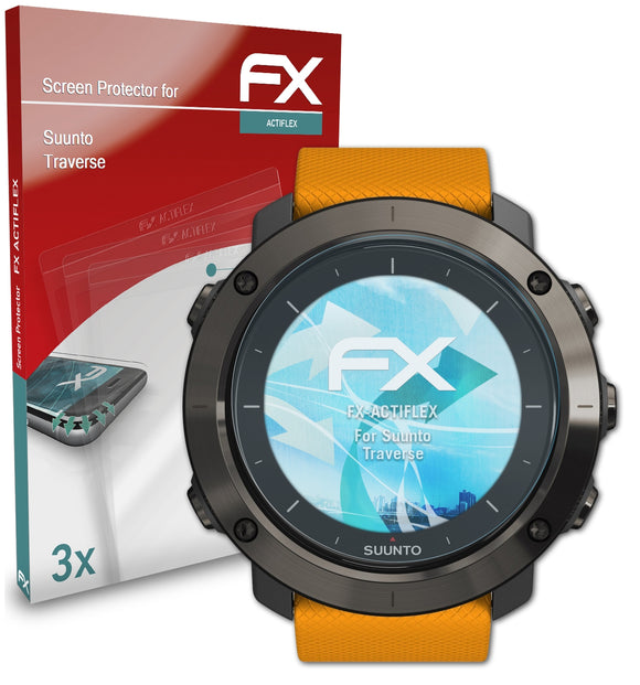 atFoliX FX-ActiFleX Displayschutzfolie für Suunto Traverse
