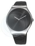Schutzfolie Bruni kompatibel mit Swatch Black Quilted, glasklare (2X)