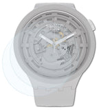 Schutzfolie Bruni kompatibel mit Swatch C-Grey, glasklare (2X)